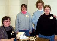 Barbara, Jackie, Judy and Miss Jimmie were all smiles. Must have been the tasty lunch at Country Weavers 
