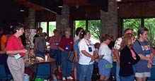 The most popular PLACE in town:  the cafeteria line at the Kentucky Leadership Center.