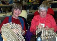 Betty Byrd found that holding your mouth just right makes all the difference in ribbed basket construction.  She passed the secret along to Dolores Von Rosen
