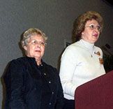 Hail to the Chiefs!  Charter members and 2005 Convention Coordinators Lyn Siler and Judy Wobbleton did a superb job of putting on the 20th Anniversary Convention.